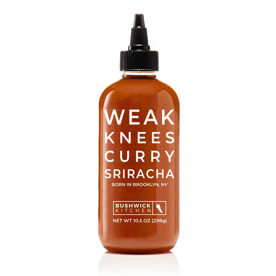 Weak Knees Curry Sriracha - Sunny Orchard Sriracha Assortment