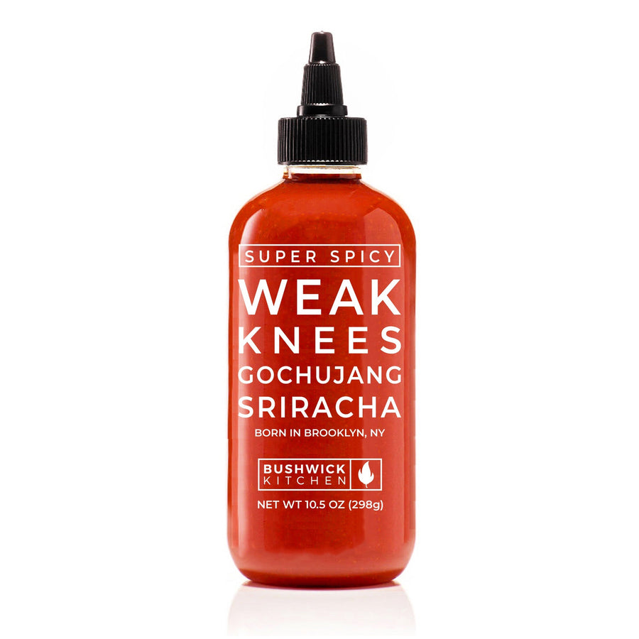 Super Spicy Weak Knees Gochujang Sriracha - Steady Orchard Sriracha Assortment